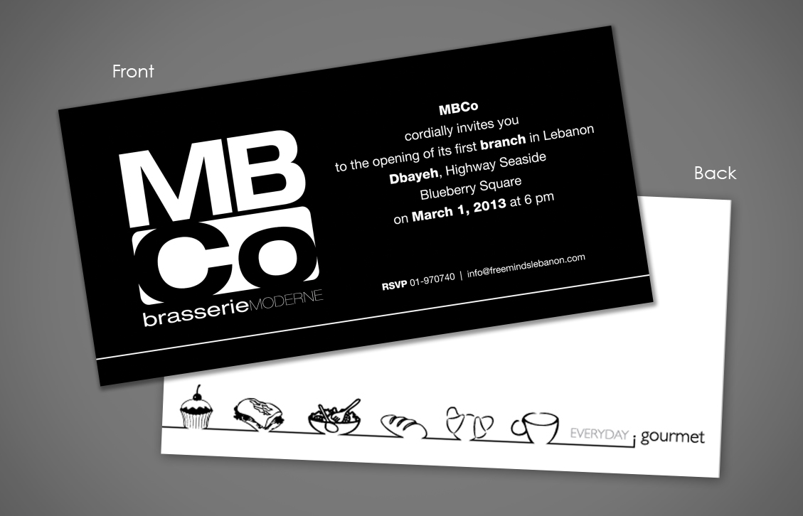 Mbco Invitation Card & Folder